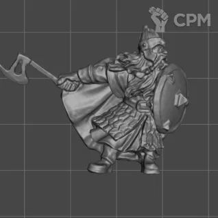 Описание картинки Dwarf Command от WastelandMiniatures по цене 210руб | Свободный Рынок Миниатюр - СРМ