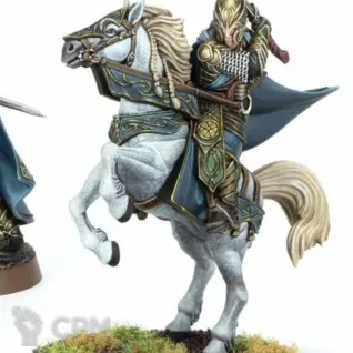 Описание картинки Glorfindel Lord of the West Верхом от WastelandMiniatures по цене 420руб | Свободный Рынок Миниатюр - СРМ
