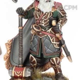 Описание картинки Helm Hammerhand, King of Rohan (2025) Пеший от WastelandMiniatures по цене 250руб | Свободный Рынок Миниатюр - СРМ