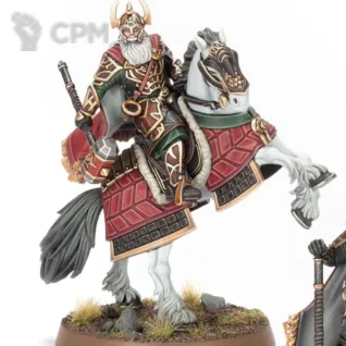 Описание картинки Helm Hammerhand, King of Rohan (2025) Верхом от WastelandMiniatures по цене 450руб | Свободный Рынок Миниатюр - СРМ