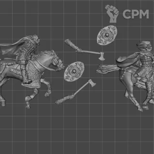Описание картинки Sons Of Eorl от WastelandMiniatures по цене 550руб | Свободный Рынок Миниатюр - СРМ