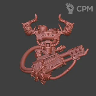 Описание картинки CSM Flamethrower v2 от Стальные Небеса по цене 150руб | Свободный Рынок Миниатюр - СРМ