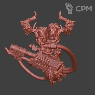 Описание картинки CSM Flamethrower v2 от Стальные Небеса по цене 150руб | Свободный Рынок Миниатюр - СРМ