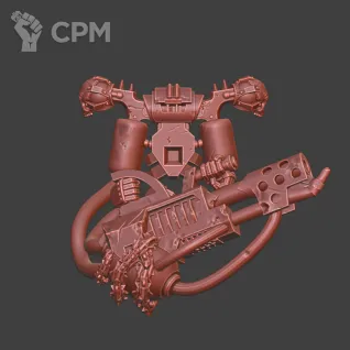 Описание картинки CSM Flamethrower v2 Khorn от Стальные Небеса по цене 150руб | Свободный Рынок Миниатюр - СРМ