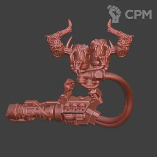 Описание картинки CSM Flamethrower v3 от Стальные Небеса по цене 150руб | Свободный Рынок Миниатюр - СРМ