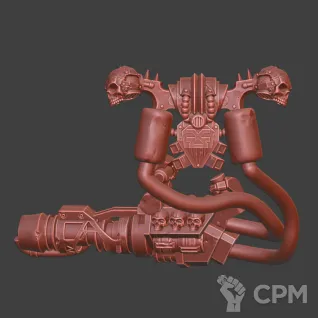 Описание картинки CSM Flamethrower v3 Khorn от Стальные Небеса по цене 150руб | Свободный Рынок Миниатюр - СРМ