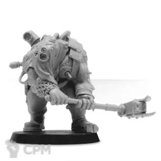 Описание картинки Renegade Ogryn Berserker with Hammer от WastelandMiniatures по цене 400руб | Свободный Рынок Миниатюр - СРМ