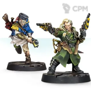Описание картинки Kal Jericho and Scabs от WastelandMiniatures по цене 380руб | Свободный Рынок Миниатюр - СРМ