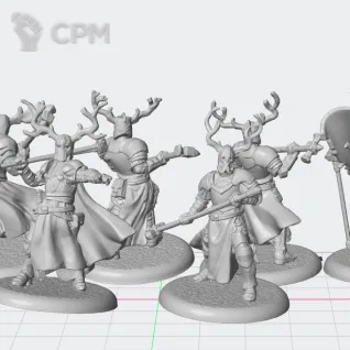 Описание картинки A Song of Ice &amp; Fire: Baratheon Stag Knights + Noble от  PikTade по цене 1 200руб | Свободный Рынок Миниатюр - СРМ