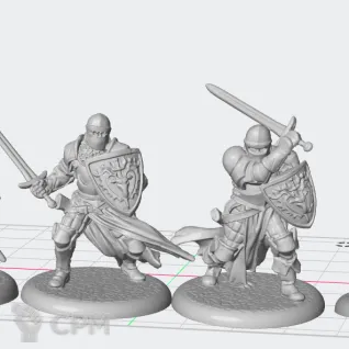 Описание картинки A Song of Ice &amp; Fire: Baratheon R'hllor Queen's Men от  PikTade по цене 1 200руб | Свободный Рынок Миниатюр - СРМ