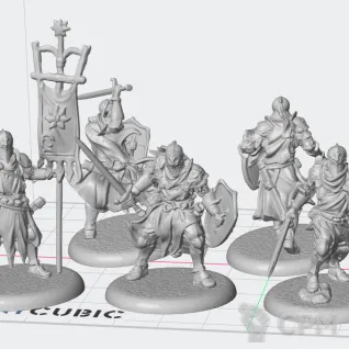 Описание картинки A Song of Ice &amp; Fire: Baratheon Rose Knights от  PikTade по цене 1 200руб | Свободный Рынок Миниатюр - СРМ
