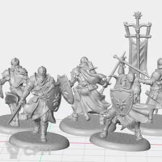 Описание картинки A Song of Ice &amp; Fire: Baratheon Rose Knights от  PikTade по цене 1 200руб | Свободный Рынок Миниатюр - СРМ