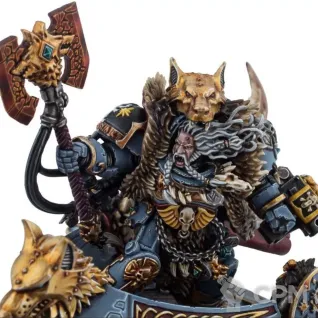 Описание картинки Logan Grimnar on Stormrider (2014) от WastelandMiniatures по цене 1 750руб | Свободный Рынок Миниатюр - СРМ