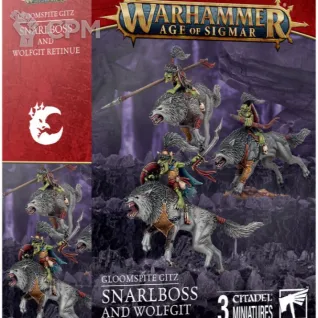 Описание картинки Snarlboss and Wolfgit Retinue от Coyote по цене 2 790руб | Свободный Рынок Миниатюр - СРМ