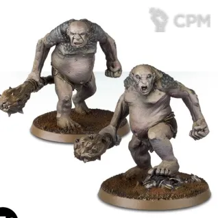 Описание картинки Gundabad Ogres от WastelandMiniatures по цене 800руб | Свободный Рынок Миниатюр - СРМ
