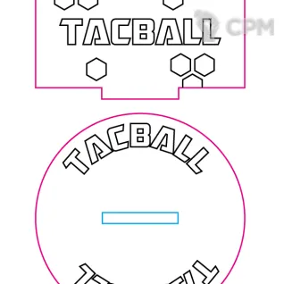 Описание картинки INF Силуэт Tacball от TerraCutter по цене 180руб | Свободный Рынок Миниатюр - СРМ