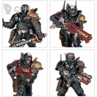 Описание картинки Adeptus Arbites Exaction Squad от WastelandMiniatures по цене 1 600руб | Свободный Рынок Миниатюр - СРМ