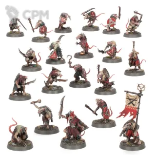 Описание картинки Clanrats 20 моделей + базы от WastelandMiniatures по цене 1 270руб | Свободный Рынок Миниатюр - СРМ