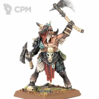 Описание картинки Beastlord Chieftain (2023) от WastelandMiniatures по цене 420руб | Свободный Рынок Миниатюр - СРМ