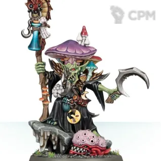 Описание картинки Fungoid Cave-Shaman Snazzgar Stinkmullett (2018) от WastelandMiniatures по цене 410руб | Свободный Рынок Миниатюр - СРМ