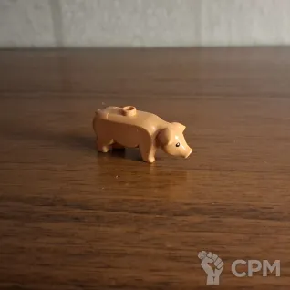 Описание картинки Lego 87621pb01 Pig with Black Eyes от EchoChannel по цене 500руб | Свободный Рынок Миниатюр - СРМ