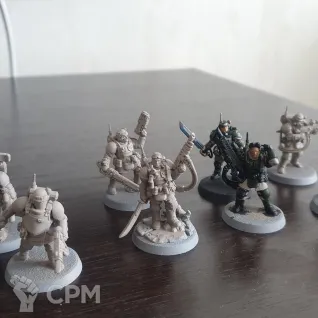 Описание картинки Kasrkin Kill Team от Solbadguy по цене 15 000руб | Свободный Рынок Миниатюр - СРМ