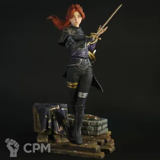 Описание картинки Маэль (Maelle)  Экспедиция 33 (Clair Obscur: Expedition 33) от PawPalette по цене 10 000руб | Свободный Рынок Миниатюр - СРМ