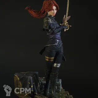 Описание картинки Маэль (Maelle)  Экспедиция 33 (Clair Obscur: Expedition 33) от PawPalette по цене 10 000руб | Свободный Рынок Миниатюр - СРМ