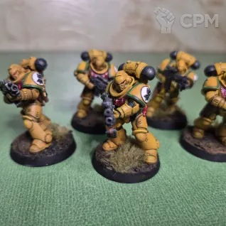 Описание картинки Intercessor Squad №1 от Nahag по цене 1 600руб | Свободный Рынок Миниатюр - СРМ