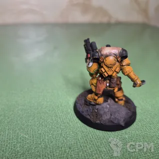 Описание картинки Lieutenant In Phobos Armour от Nahag по цене 2 000руб | Свободный Рынок Миниатюр - СРМ