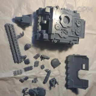 Описание картинки Vindicator ( Hunter-killer missile и снаряд с краном в комплекте) от 3d печать на заказ по цене 850руб | Свободный Рынок Миниатюр - СРМ