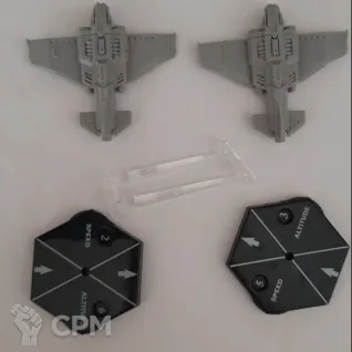 Описание картинки Aeronautica Imperialis Imperial Navy Thunderbolt Fighters (Forgeworld) от Oberon по цене 2 200руб | Свободный Рынок Миниатюр - СРМ