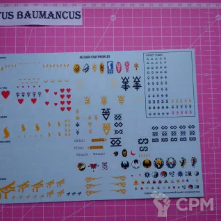 Описание картинки [ОРИГИНАЛ] AELDARI DECALS #1 от Adeptus Baumancus по цене 250руб | Свободный Рынок Миниатюр - СРМ