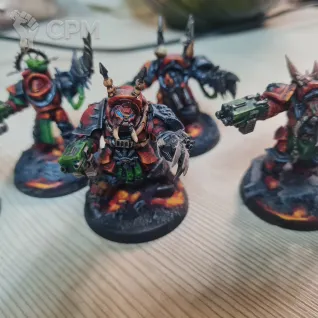 Описание картинки Chaos Terminator Squad от Rauch по цене 2 000руб | Свободный Рынок Миниатюр - СРМ
