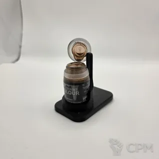 Описание картинки Подставка – непроливайка для красок от Games Workshop V1 от Пластиковая Сова по цене 100руб | Свободный Рынок Миниатюр - СРМ