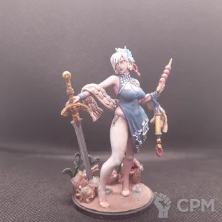 Описание картинки Lunar Twilight Knight от Nekonomicon по цене 3 000руб | Свободный Рынок Миниатюр - СРМ