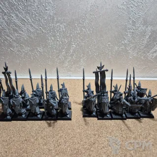 Описание картинки Elven Spearmen х20 от Andrew_F по цене 4 500руб | Свободный Рынок Миниатюр - СРМ