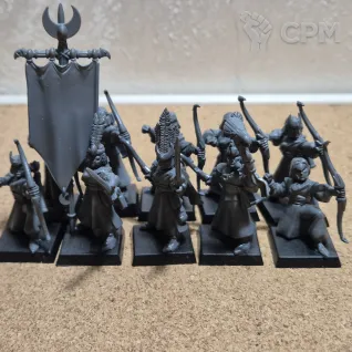 Описание картинки Elven archers x20 от Andrew_F по цене 4 500руб | Свободный Рынок Миниатюр - СРМ