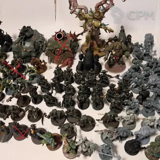 Описание картинки армия Гвардии Смерти / Death Guard army Распил от Вячеслав Василенко по цене 25 000руб | Свободный Рынок Миниатюр - СРМ