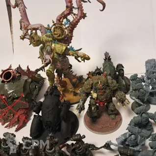 Описание картинки армия Гвардии Смерти / Death Guard army Распил от Вячеслав Василенко по цене 25 000руб | Свободный Рынок Миниатюр - СРМ