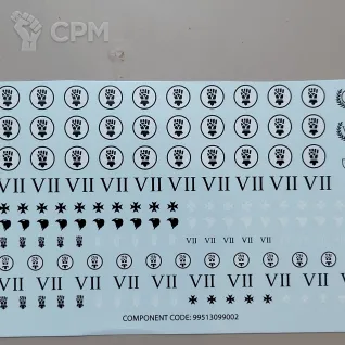 Описание картинки Декали кулаков imperial fists transfer sheet от Утка по цене 200руб | Свободный Рынок Миниатюр - СРМ