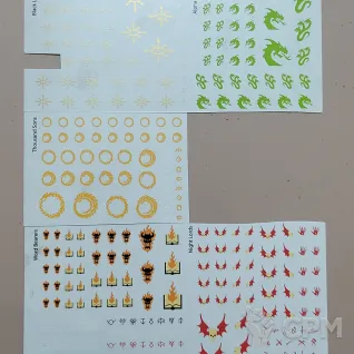Описание картинки Декали transfer sheet chaos space marine (вид 1) от Утка по цене 250руб | Свободный Рынок Миниатюр - СРМ