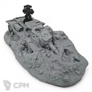 Описание картинки Подбитые Танки - Trench Crusade Террейн от Terrain Print по цене 1 100руб | Свободный Рынок Миниатюр - СРМ