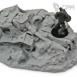 Описание картинки Подбитые Танки - Trench Crusade Террейн от Terrain Print по цене 1 100руб | Свободный Рынок Миниатюр - СРМ