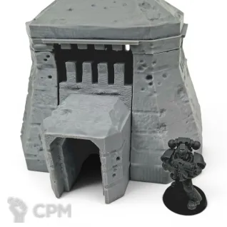 Описание картинки Окопный Бункер - Trench Crusade Террейн от Terrain Print по цене 700руб | Свободный Рынок Миниатюр - СРМ