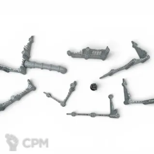 Описание картинки Мелкие руины - Sector Mechanicus Террейн от Terrain Print по цене 1 500руб | Свободный Рынок Миниатюр - СРМ