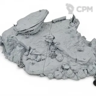 Описание картинки Скалистый Холм А - Фэнтези Террейн от Terrain Print по цене 2 700руб | Свободный Рынок Миниатюр - СРМ