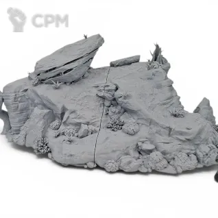 Описание картинки Скалистый Холм А - Фэнтези Террейн от Terrain Print по цене 2 700руб | Свободный Рынок Миниатюр - СРМ