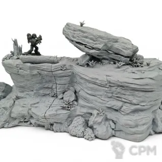 Описание картинки Скалистый Холм А - Фэнтези Террейн от Terrain Print по цене 2 700руб | Свободный Рынок Миниатюр - СРМ