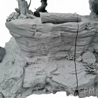 Описание картинки Скалистый Холм А - Фэнтези Террейн от Terrain Print по цене 2 700руб | Свободный Рынок Миниатюр - СРМ